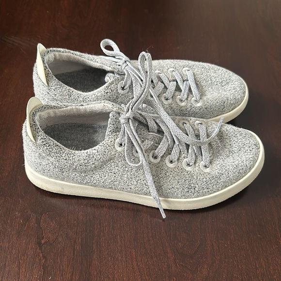 Allbirds Womens Wool Pipers Shoes/Sneakers Dapple Gray & White Sz 8 Minimalist - Picture 5 of 10